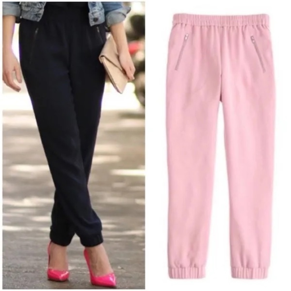 JCREW Zipper Work Joggers